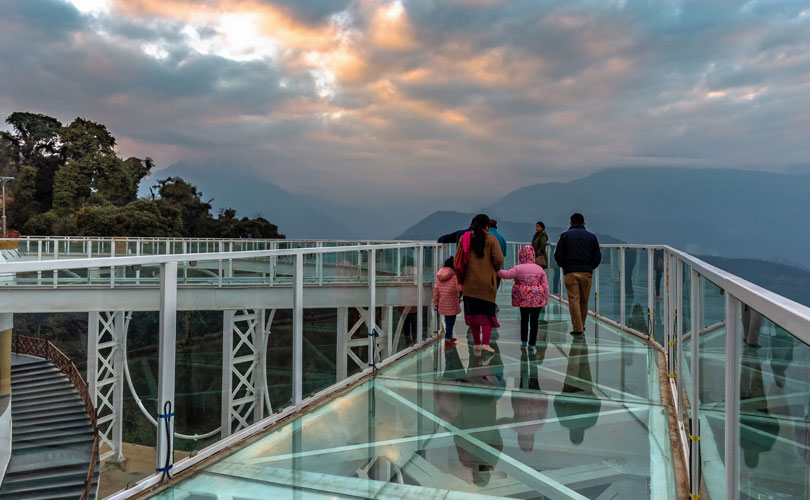 Skywalk in Pelling Skywalk in Pelling